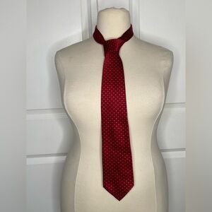 Arrow Men’s Tie Red Pattern